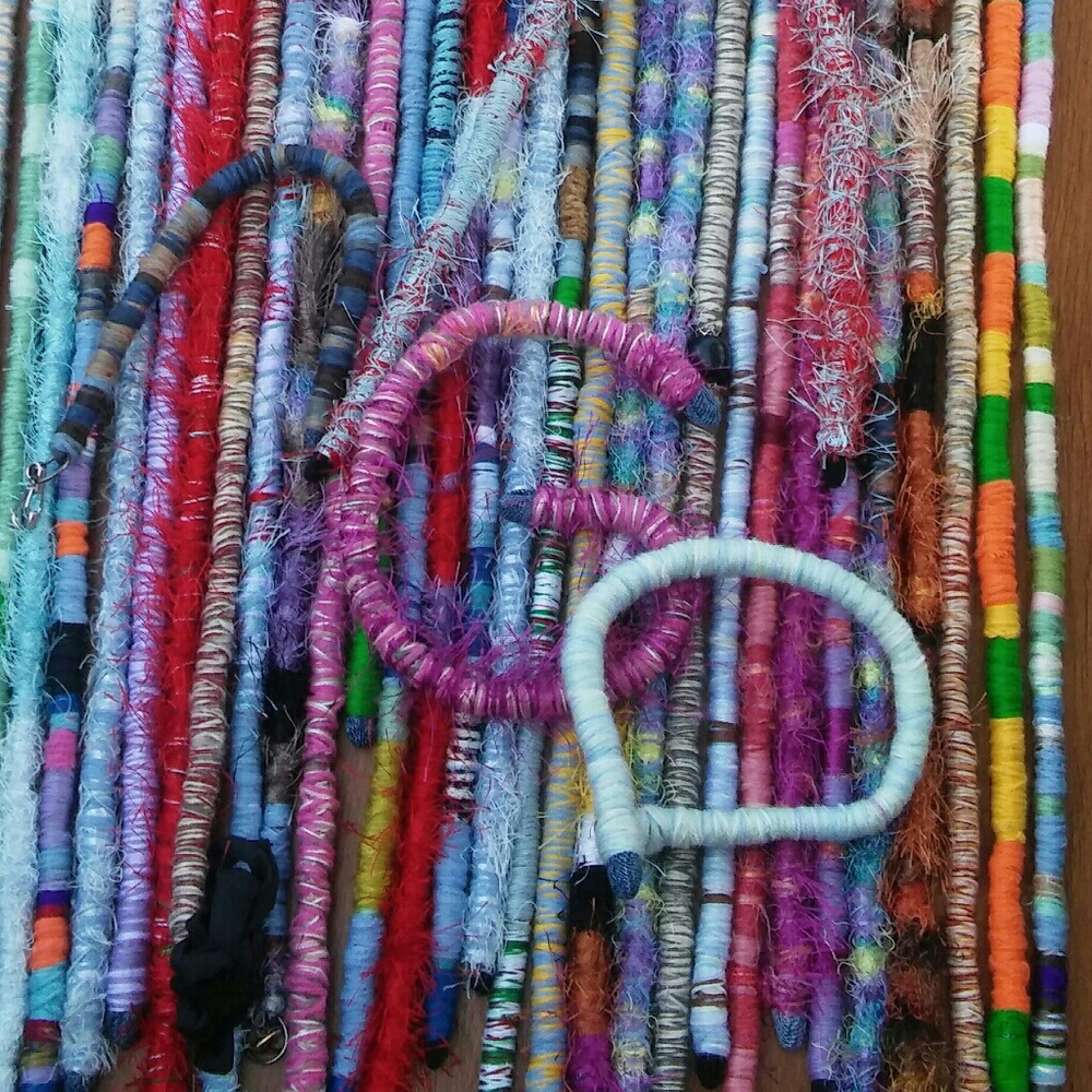 handmade Bendable Dread Tie lot / lot of dread tie